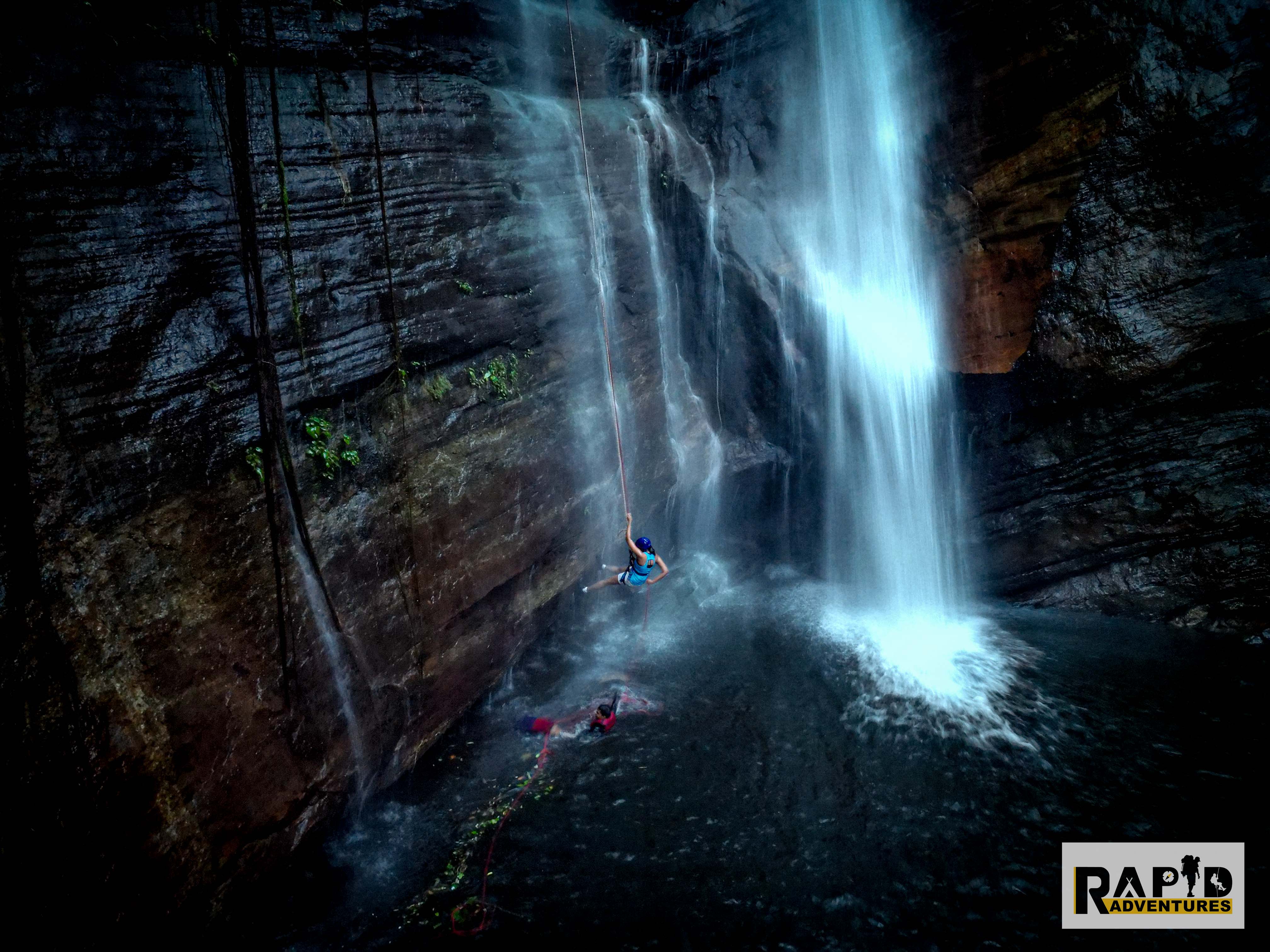 Diyakerella Waterfall Abseiling Meemure